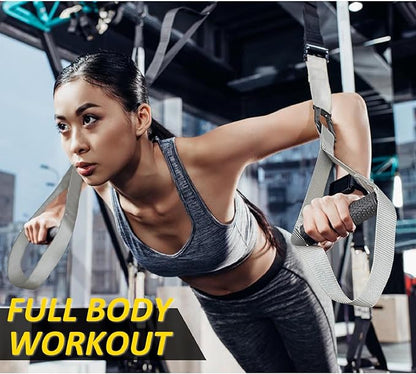 Home Training Kit, Trainer Bands for Home Gym, Travel, and Outdoors, Exercise Straps for Home Gym