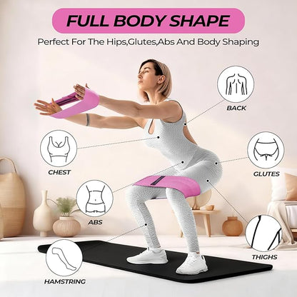 18 Pcs Pilates Ring and Ball Set with Resistance Bands Home Workout Pilates Equipment 11.8 Inch Magic Circle with Padded Handles, Mini Ball for Strength, Toning and Flexibility
