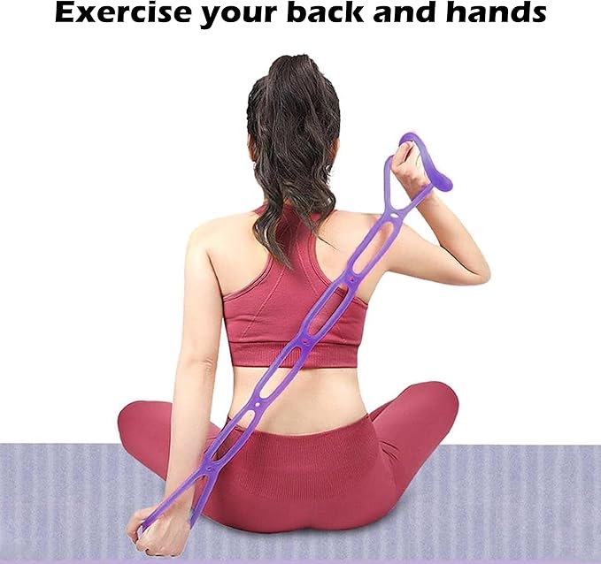 7 Ring Adjustable Loop Resistance Bands for Working Out Walk at Home，Workout Bands Exercise Stretch Band for Women&Men Fitness, Yoga, Pilates-Non-Slip, Durable Rubber, Home/Gym Use
