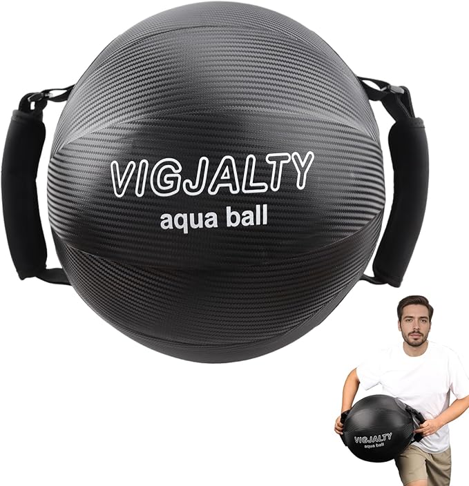 Heavy Aqua Bags-Water weight Bag 38-66Ibs - Ultimate Core Water Weights Aqua Ball-Adjustable Workout Sandbag Alternative for Full Body Exercise, Portable Stability Fitness & Balance Trainer Equipment