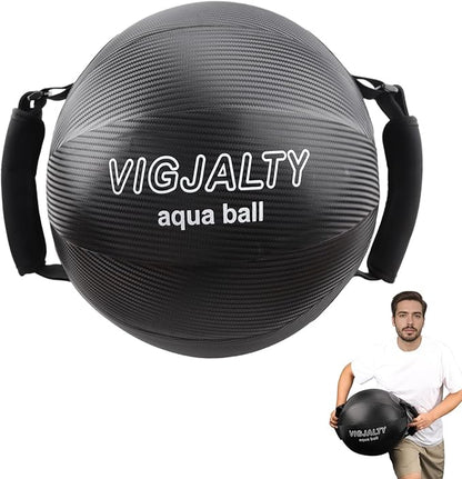 Heavy Aqua Bags-Water weight Bag 38-66Ibs - Ultimate Core Water Weights Aqua Ball-Adjustable Workout Sandbag Alternative for Full Body Exercise, Portable Stability Fitness & Balance Trainer Equipment