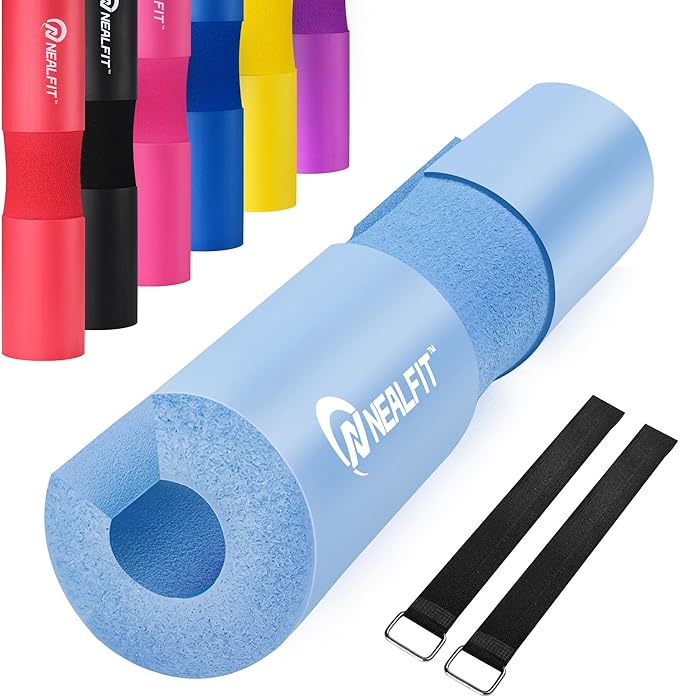 Barbell Pad Squat Pad for Squats—Squat Bar Pad—Great for Weightlifting,Lunges and Hip Thrusts—Foam Sponge Pad—Fit Standard and Olympic Bars Perfectly