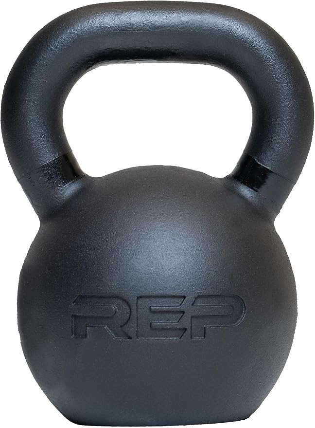 REP Fitness Kettlebell Set and Singles, 4kg to 24kg, 9lb to 53lb Weight Range, Cast Iron, Strength Exercise Training, Home Gym, Power Workout Equipment, Free Weights, Dumbbell Alternative