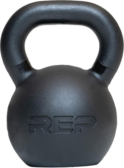 REP Fitness Kettlebell Set and Singles, 4kg to 24kg, 9lb to 53lb Weight Range, Cast Iron, Strength Exercise Training, Home Gym, Power Workout Equipment, Free Weights, Dumbbell Alternative