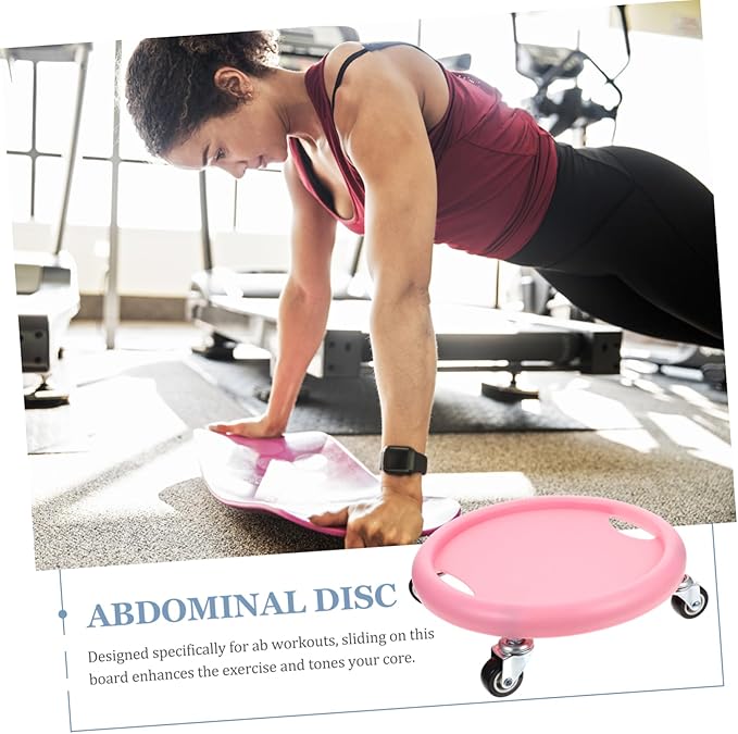 Sliding Fitness Discs with Knee Cushion Multi-functional Ab Exercise Equipment for Home Workouts Durable Quiet Design for Core Strength Training and Full Body Exercises