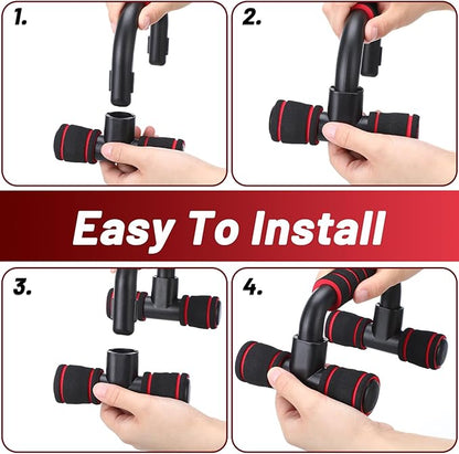 Shappy 6 Pairs Fitness Push up Handles Non Slip Push up Bar Strength Training Gym Exercise Equipment with Cushioned Foam Grip and Sturdy Structure Pushup Bar Portable Training Equipment for Men Home