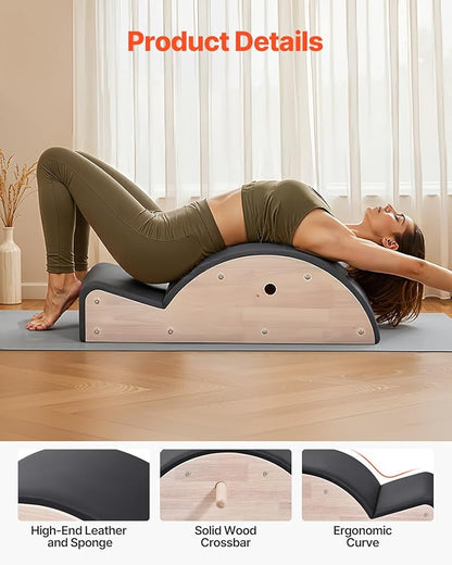 VEVOR Pilates Reformer Accessories for Home Gym, Include Reformer Box/Chair/Spine Corrector/Wall Mounted Machine/Jump Board/Foldable & Dual Resistance Springs