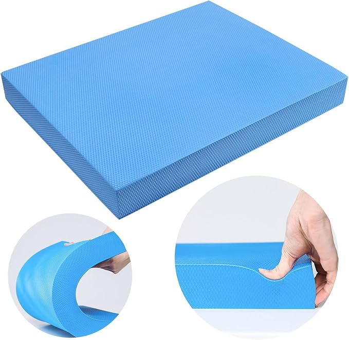 Balance Pad, TPE Yoga Balance Cushion Pad Soft Cushion High Rebound Mat Training Foam Pad Flat Support Pad for Exercise
