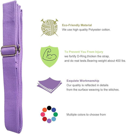 UBING Leg Stretcher, Door Flexibility Trainer, Over The Door Strech Strap for Flexibility, Splits Trainer for Dance Ballet Cheer Gymnastics Taekwondo Stretching