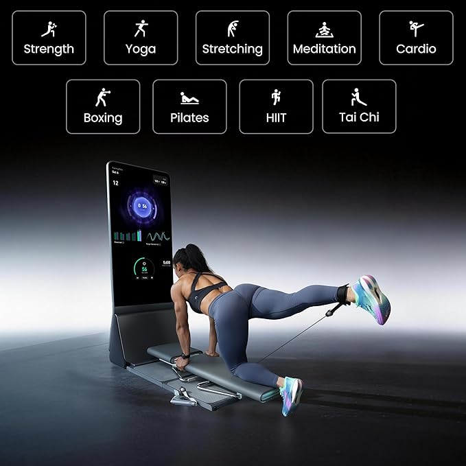 AEKE Smart Home Gym System- Fitness Mirror K1: AI-Powered All-in-One Fitness Machine for Full-Body Strength Training and Personalized Workouts