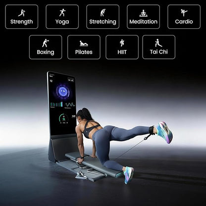 AEKE Smart Home Gym System- Fitness Mirror K1: AI-Powered All-in-One Fitness Machine for Full-Body Strength Training and Personalized Workouts