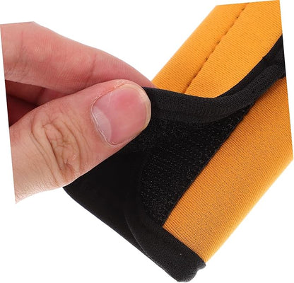 Toyvian 2pcs Grip Pads Gym Barbell Pad Wrist Straps Deadlift Barbell Cushion Hip Thrust Mat