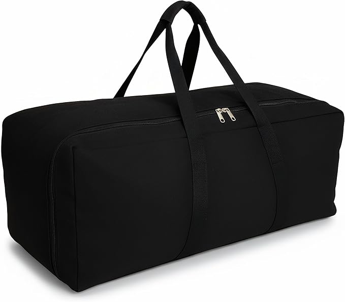 Extra Large Canvas Travel Duffle Bag Heavy Duty, Sports Military Camping Tent Storage