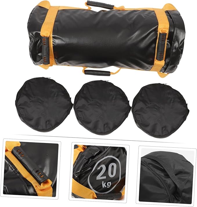 PVC Weight Lifting Bag for Training Weighted Fitness Sandbag for Men Women Wear Resistant Gym Gear for Strength Workouts and Conditioning