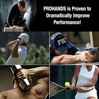Prohands PRO Hand Exerciser, Finger Exerciser (Hand Grip Strengthener), Spring-Loaded, Finger-Piston System, Isolate and Exercise Each Finger