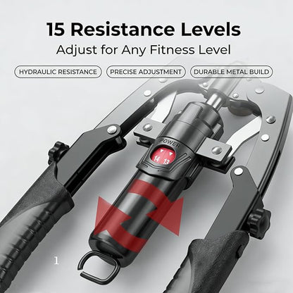 Aznolt Muscle Trainer & Ab Roller - All-in-One Home Gym Equipment with Adjustable Resistance, Non-Slip Grip for Strength Training, Toning & Core Workout