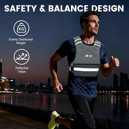 Adjustable Weighted Vest for Women - 04-10lb/11-20lb/20-32lb Vest with 6 Ironsand Weights for Strength Training,Body Weight Vest Exercise Set for Running, Walking and Home Workouts