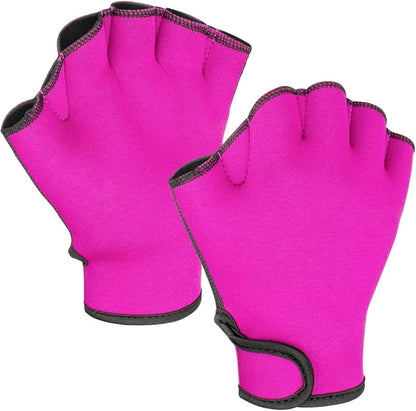 FitsT4 Sports Aqua Gloves Webbed Paddle Swim Gloves Fitness Water Aerobics