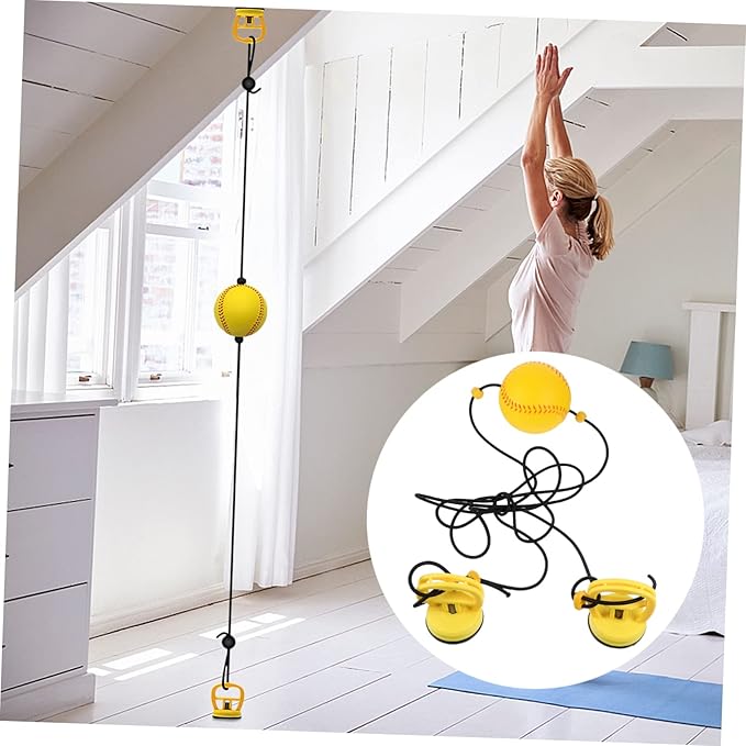 GALPADA High Elastic Boxing Speedball Training Kit Portable Double-end Reaction Ball for Reflex Training Hand-Eye Coordination Suitable for Fighters Home Gym Workout