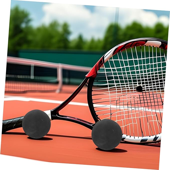 KICHOUSE 4pcs High Elastic Rubber Training Balls for Outdoor Practice Versatile Mini Balls for Reaction Skills Coordination and Agility Training for All Fitness Levels
