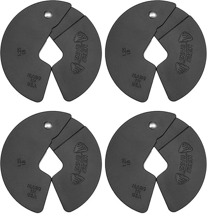 Micro Gainz Dumbbell Fractional 1.25lb Weight Plate, Ideal for Micro Loading, (Choose Color) 4 Piece Fractional Weight Plates, Designed for Dumbbell Training, Made In USA
