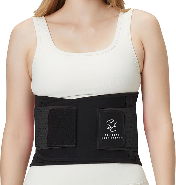 Special Essentials Waist Trainer for Women & Men Adjustable Sweat Band Waist Trimmer For Core Stability & Training Workouts
