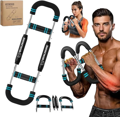 Ultimate Twister Arm Trainer for Men & Women, 3-Level Portable Chest and arm Trainer (40–110 lbs), 27° Ergonomic Arm Workout Equipment, Adjustable Chest Machine Home Gym & Travel Fitness Tool