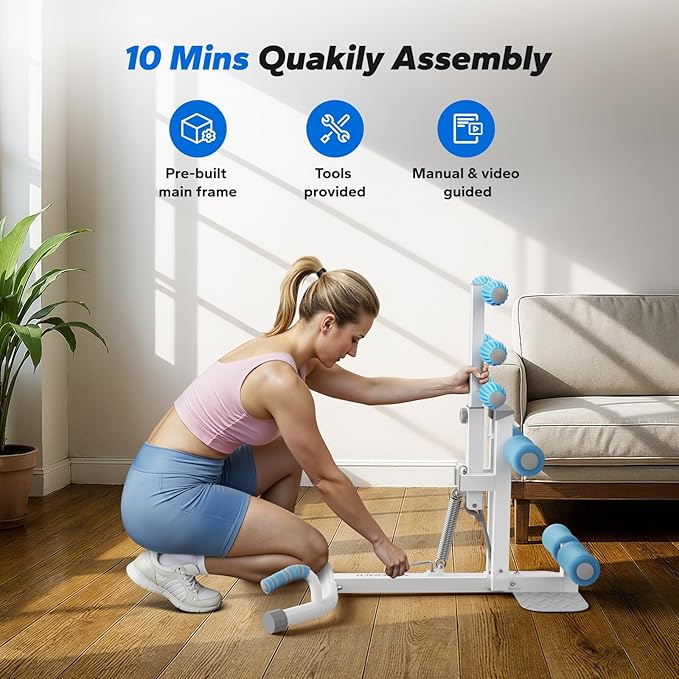 MERACH Deep Squat Machine for Women, Adjustable Glutes Trainer Machine, Core & Leg Exercise, Push Up Board Workout Equipment at Home Gym