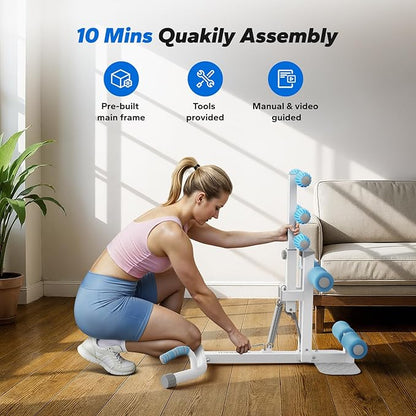 MERACH Deep Squat Machine for Women, Adjustable Glutes Trainer Machine, Core & Leg Exercise, Push Up Board Workout Equipment at Home Gym