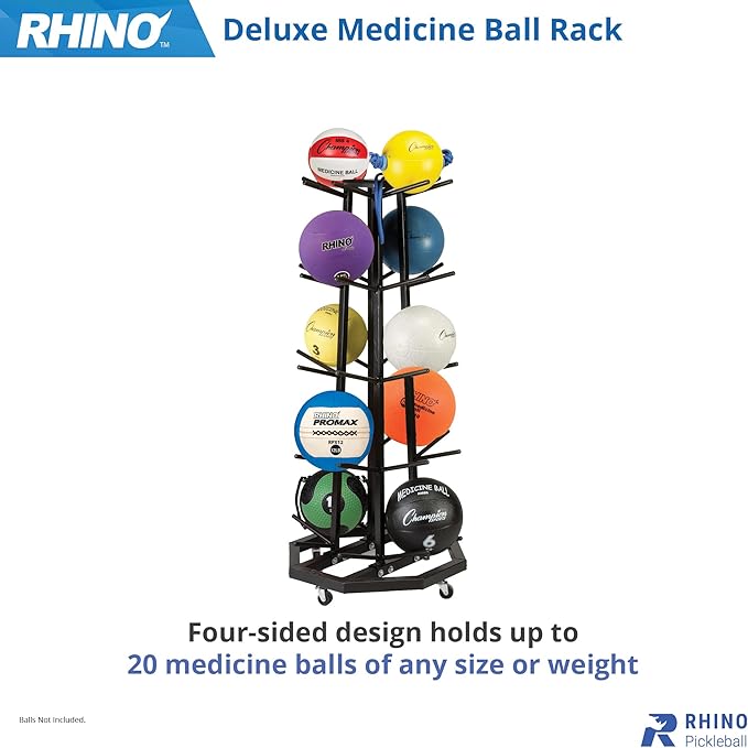 Champion Sports Medicine Ball Storage – Durable Racks & Trees for Organized Gym, Fitness & Sports Storage