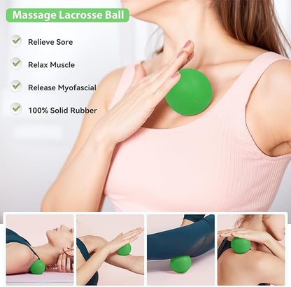 HASHMUST Pilates Ring Kit 12 PCS for Women, Home Workout Equipment with Magic Circle, Mini Exercise Ball, Resistance Bands, Massage Lacrosse, Yoga Strap, Full-Body Fitness Set for Toning & Gift