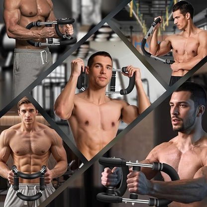 Twister Arm Trainer for Men, Arm Trainer with Chest Workout Equipment|Multi-Functional Advanced Challenges-Adjustable Double Steel Spring Home Gym Fitness Equipment Enhance Upper Body Muscle Strength
