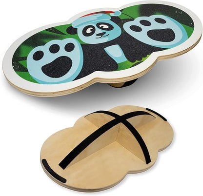Wooden Balance Board Kids, Wobble Board For Balance, Balance Board Toddler Supporter, Balance Boards for Stability and Core Training