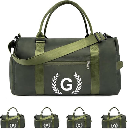 Gym Bag for Women, Personalized Duffle Bag with Shoe Compartment, Sports Bag for Yoga & Dance with Wet Pocket and Mat Strap