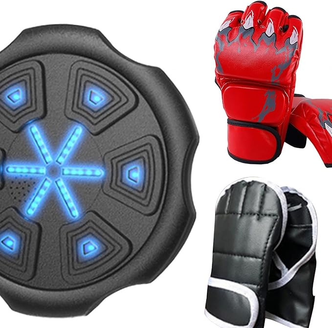 1 Boxing Electronic Music Punching Mounted Reaction Target Comfortable Material Suitable for Home Fitness Adults Children Indoor Exer