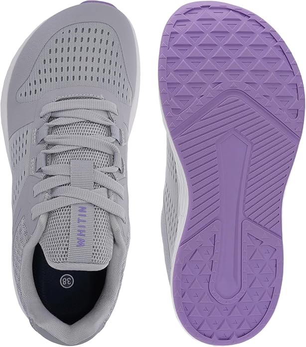 WHITIN Women's Wide Toe Box Running Shoes + Zero Drop Sole with Durable, Protective Upper