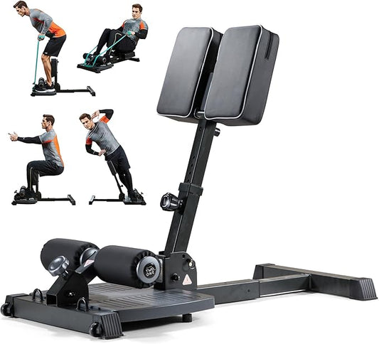 leikefitness Sissy Squat Machine, Deluxe Multi-Function Deep Sissy Squat Bench Workout Station, Leg Exercise Machine for Home Gym
