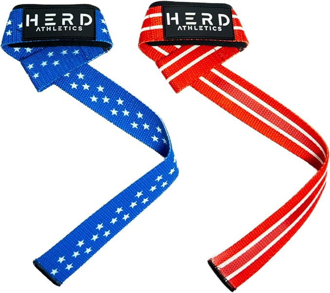 Lifting Wrist Straps – 23" Length x 1.5" Width – Padded Neoprene Cotton Straps for Weightlifting, Powerlifting, Functional Training, Strength Training & Deadlifts – Heavy Duty Grip Support