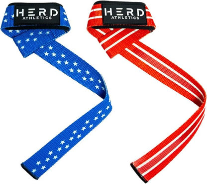 Lifting Wrist Straps – 23" Length x 1.5" Width – Padded Neoprene Cotton Straps for Weightlifting, Powerlifting, Functional Training, Strength Training & Deadlifts – Heavy Duty Grip Support