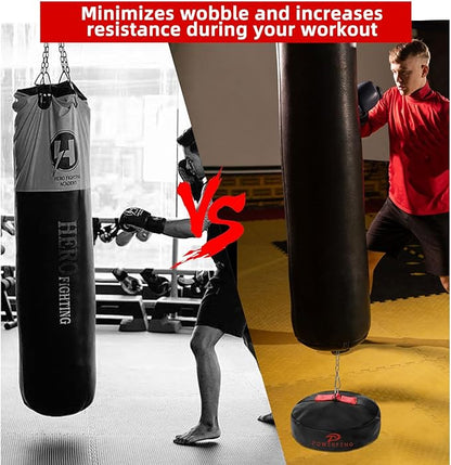 Double End Heavy Bag Anchor：Heavy-Duty Floor Anchor for Boxing Bags - Punching Bag Stand Weight Boxing Accessories Core Training Weight Bag for Gym Home