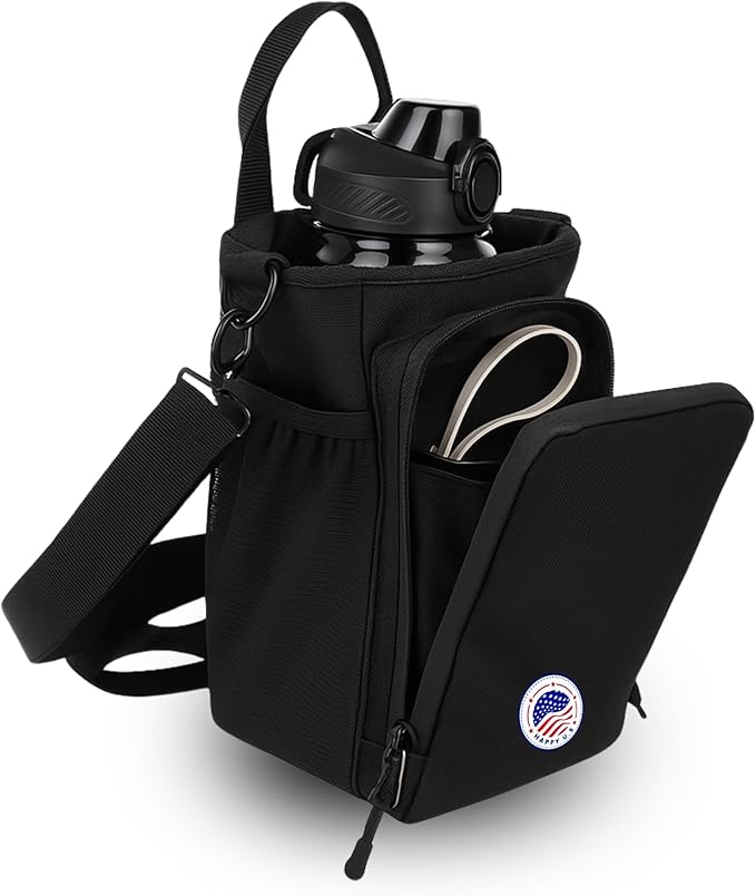 Magnetic Gym Bag and Bottle Bag, Magnatic Sport Bag For Men and Women Sling Gym Baag Travel Work with Water Bottle Holder, Phone Pockets Magnetic Attachment, Water Bottl Carrier Holder