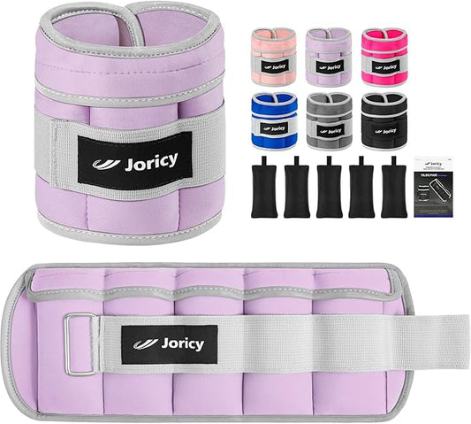 Adjustable Ankle Weights for Women Men 1 2 4 5 6 8 10 LBS 1 Pair Leg Weights Wrist Hand Arm Weights with Removable Weight Strength Training Weight for Walking Running Gym Fitness Physical Therapy