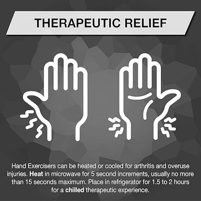 THERABAND Hand Exerciser, Ball For Hand, Wrist, Finger, Forearm, Grip Strengthening & Therapy, Squeeze Ball to Increase Hand Flexibility & Relieve Joint Pain, Yellow, Extra Soft