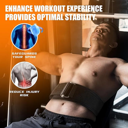 Workout Weight Lifting Belt for Men, Gym Belt for Dip, Squat, Pull Up and Exercise with Metal Buckle,Back Support Weightlifting Belt Women