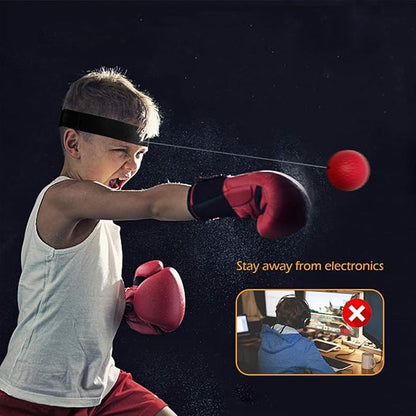 Weiaiji Boxing Reflex Ball, Training Boxing Equipment Combat Speed for Both Adults and Children, improving Hand Eye Coordination, Speed, and Combat Response