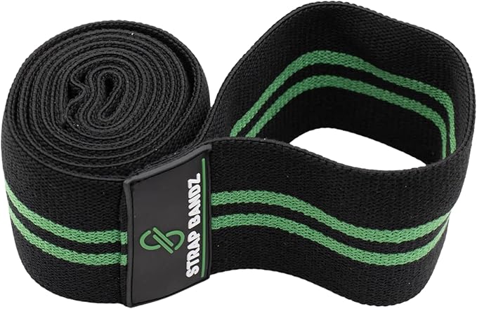 Fabric Resistance Bands with Looped Handles for Pull Up Assistance, Stretching, Mobility & Rehab | Long Non-Slip Workout Bands for Strength Training, Recovery & Home Gym Exercise