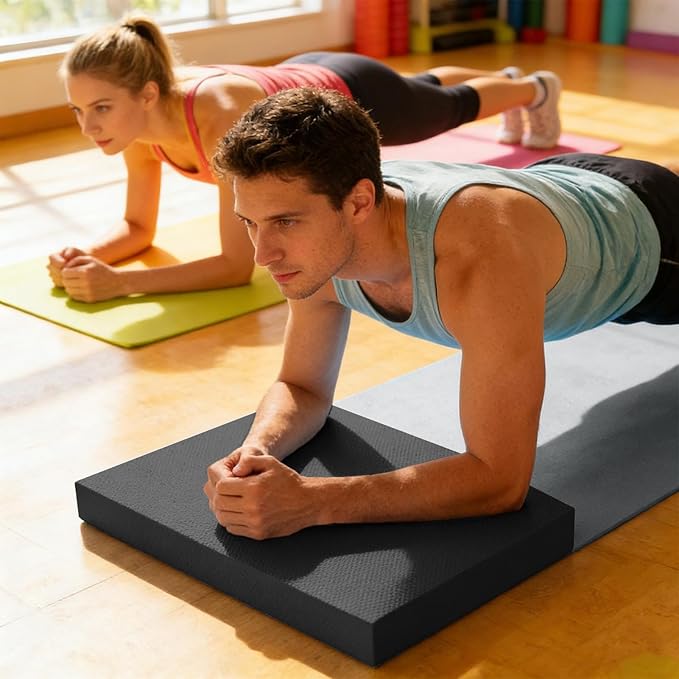 Balance Pad,50x40cm Soft Thick Stability Mat - Exercise Cushion Pad Balance Board - for Women Men Home Gym Floor Yoga Workout Physical Training Stretching