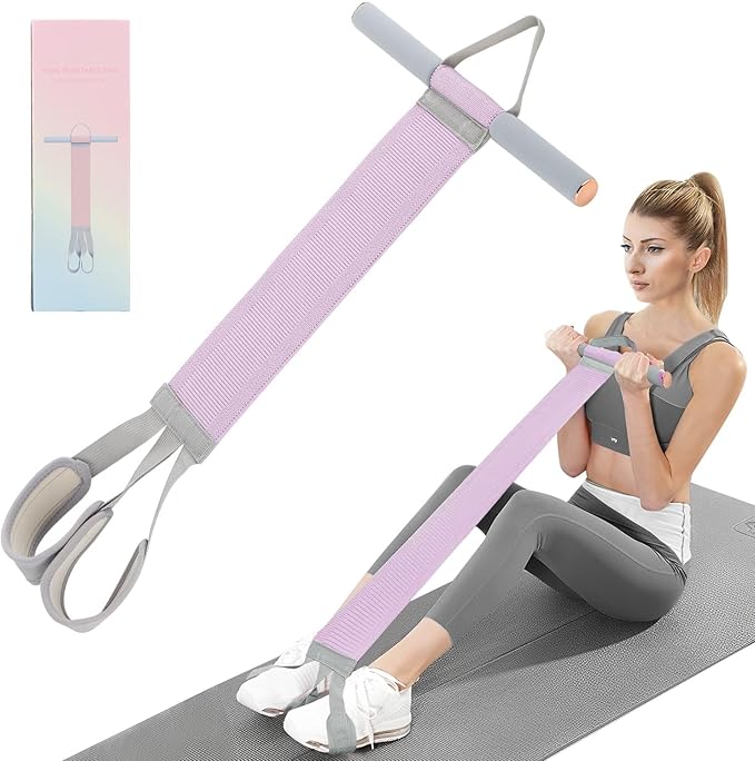 Full Body Resistance Band Set with Handles Yoga Pedal Resistance Band Anti-Broken Elastic Sit Up Pull Rope for Strength Training Stretch Bands Workout Equipment