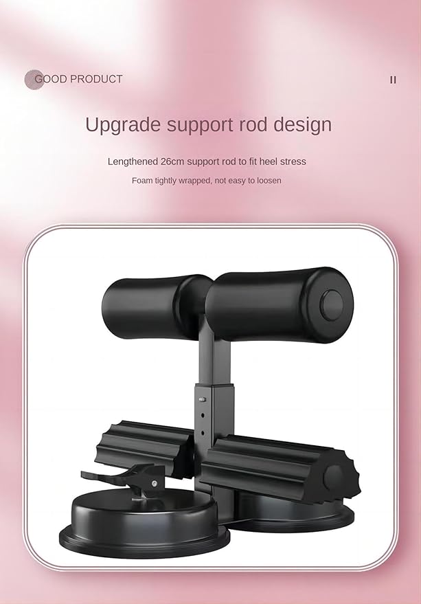 KAYNO Sit Up Exercise Equipment,Indoor Floor Sit-Up Aid with Suction Cups, Abdominal Exercise Equipment, Adjustable Height.