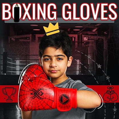 WYOX Kids Boxing Gloves 4oz 6oz 8oz – Youth Punching Gloves for Boys & Girls Ages 3–15 – Sparring Gloves for Punching Bag, Kickboxing, Muay Thai, MMA – Boxing Gloves for Kids Training Set